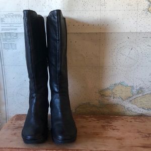 Fly London Tall Black Boot size 40